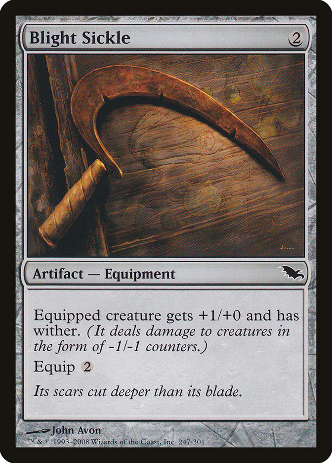 Blight Sickle [Shadowmoor] | L.A. Mood Comics and Games