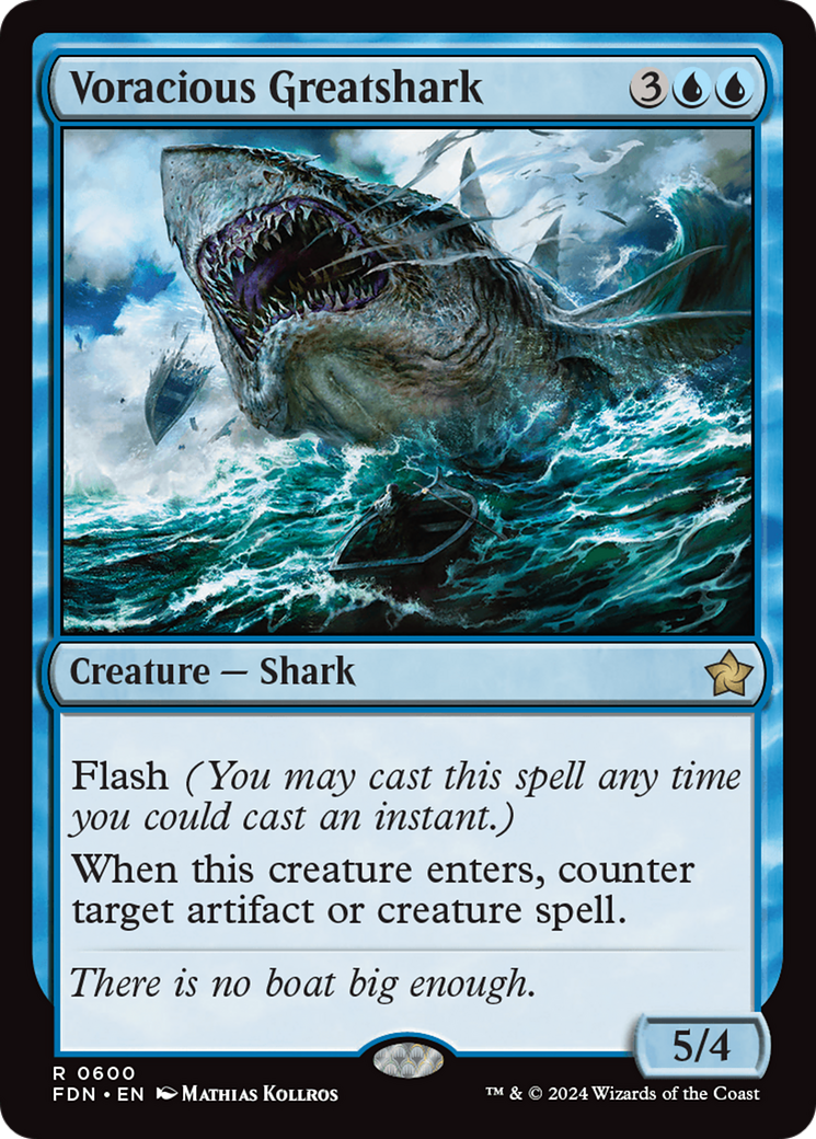 Voracious Greatshark [Foundations] | L.A. Mood Comics and Games
