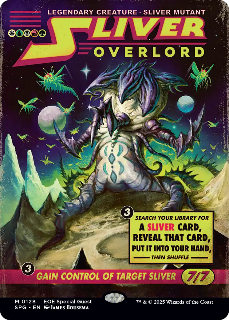 Sliver Overlord (Showcase) [Edge of Eternities Special Guests] | L.A. Mood Comics and Games