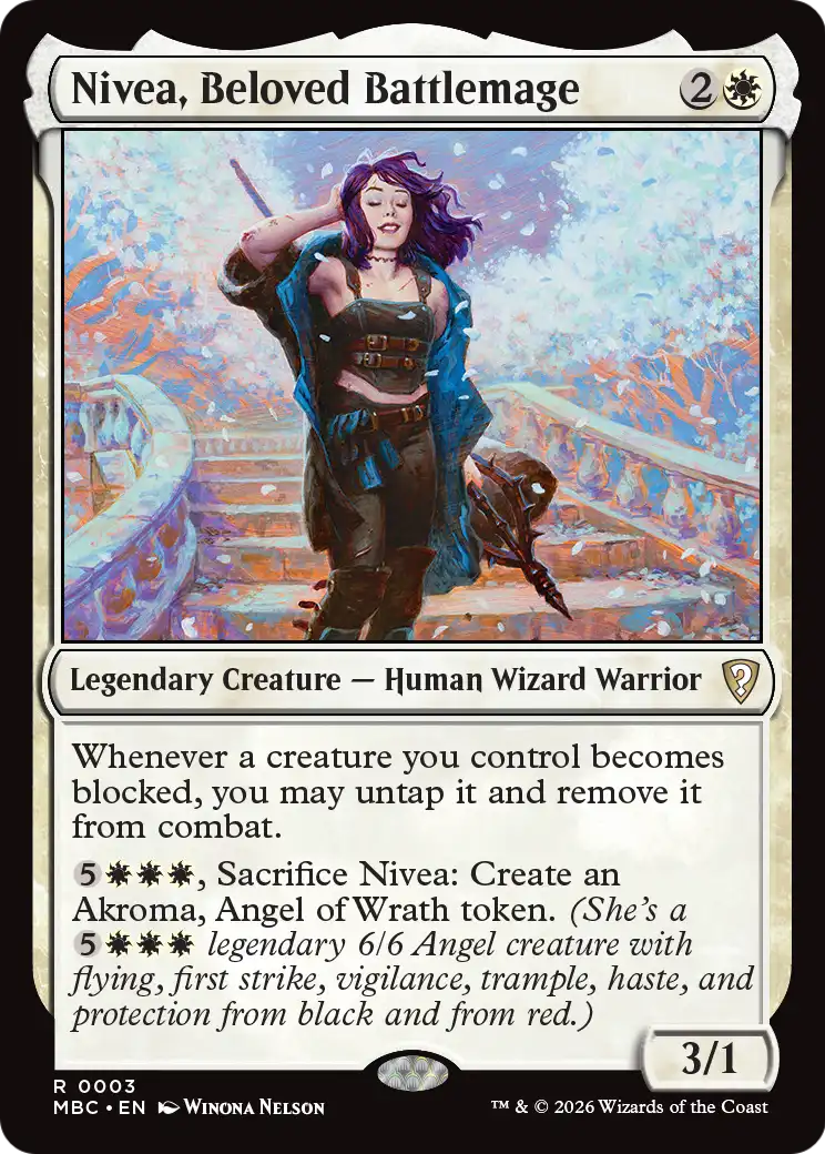 Nivea, Beloved Battlemage [Mystery Booster: Commander Edition] | L.A. Mood Comics and Games