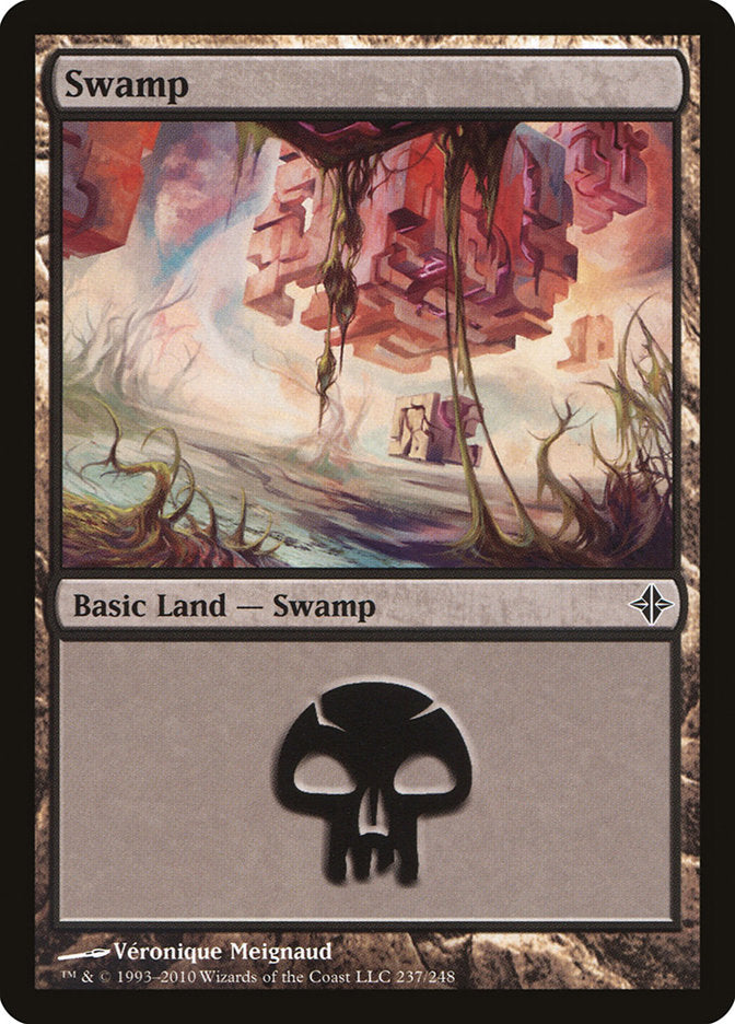 Swamp (237) [Rise of the Eldrazi] | L.A. Mood Comics and Games