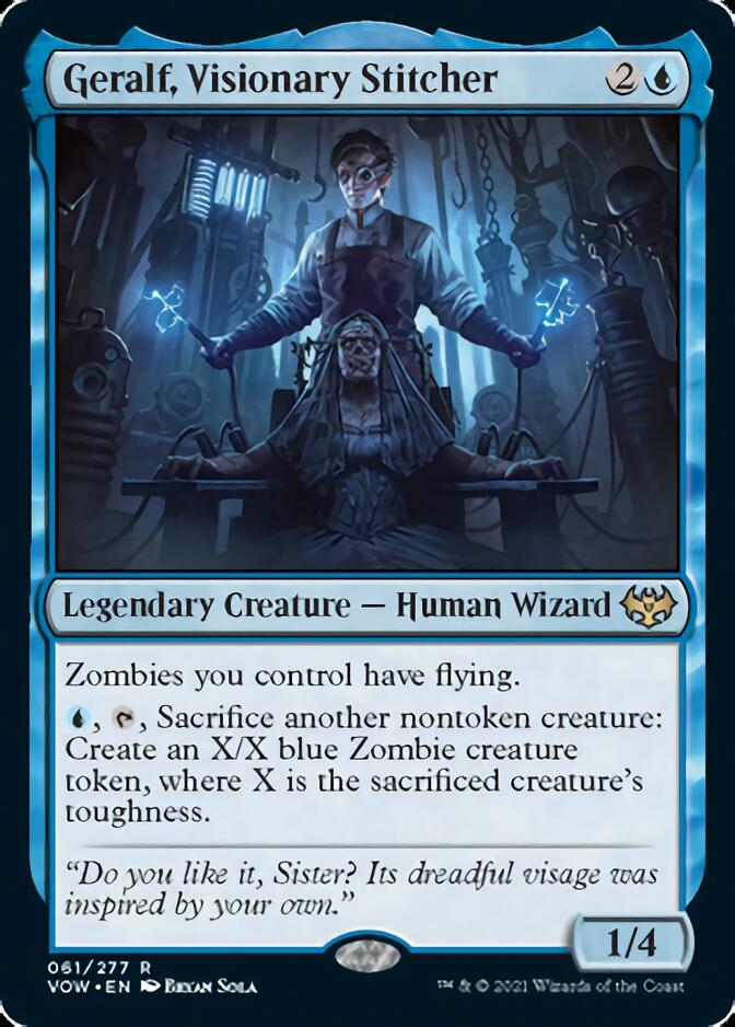 Geralf, Visionary Stitcher [Innistrad: Crimson Vow] | L.A. Mood Comics and Games