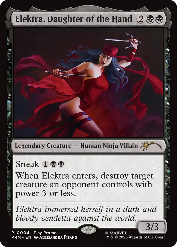 Elektra, Daughter of the Hand [Standard Showdown Promos] | L.A. Mood Comics and Games