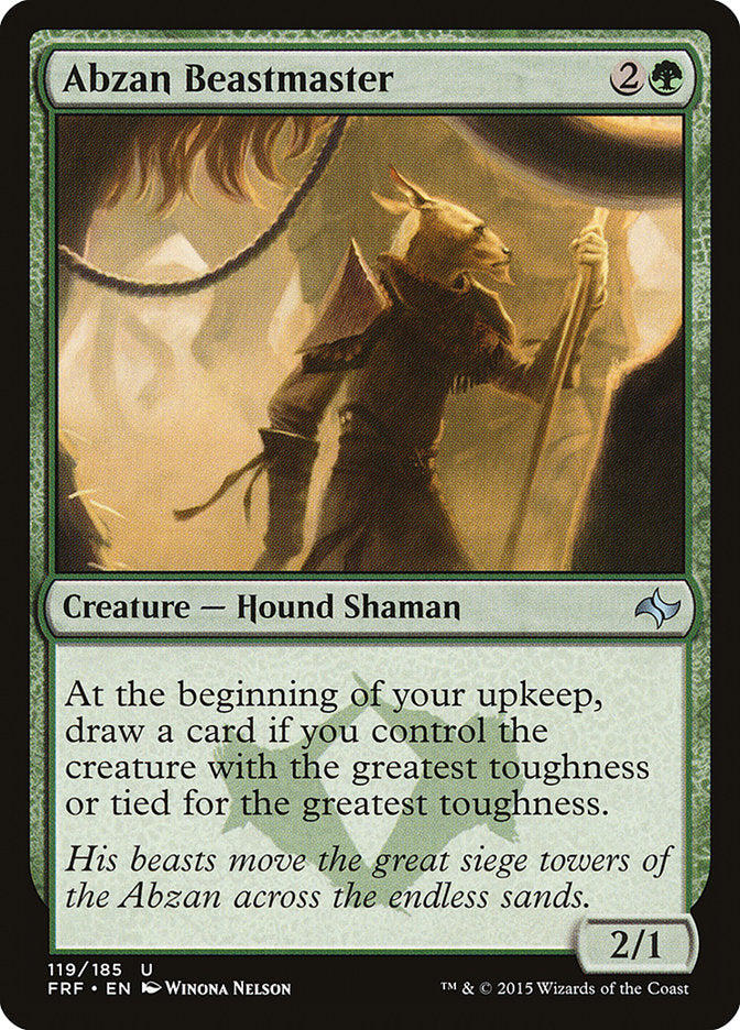 Abzan Beastmaster [Fate Reforged] | L.A. Mood Comics and Games