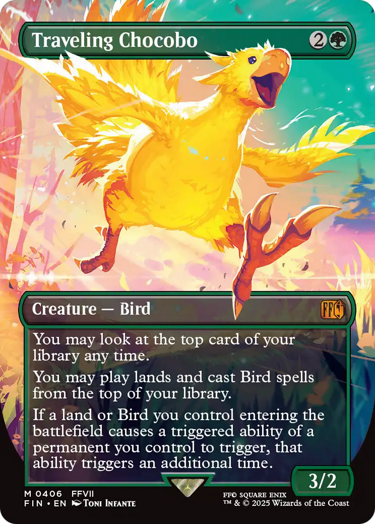 Traveling Chocobo (Borderless) [FINAL FANTASY] | L.A. Mood Comics and Games