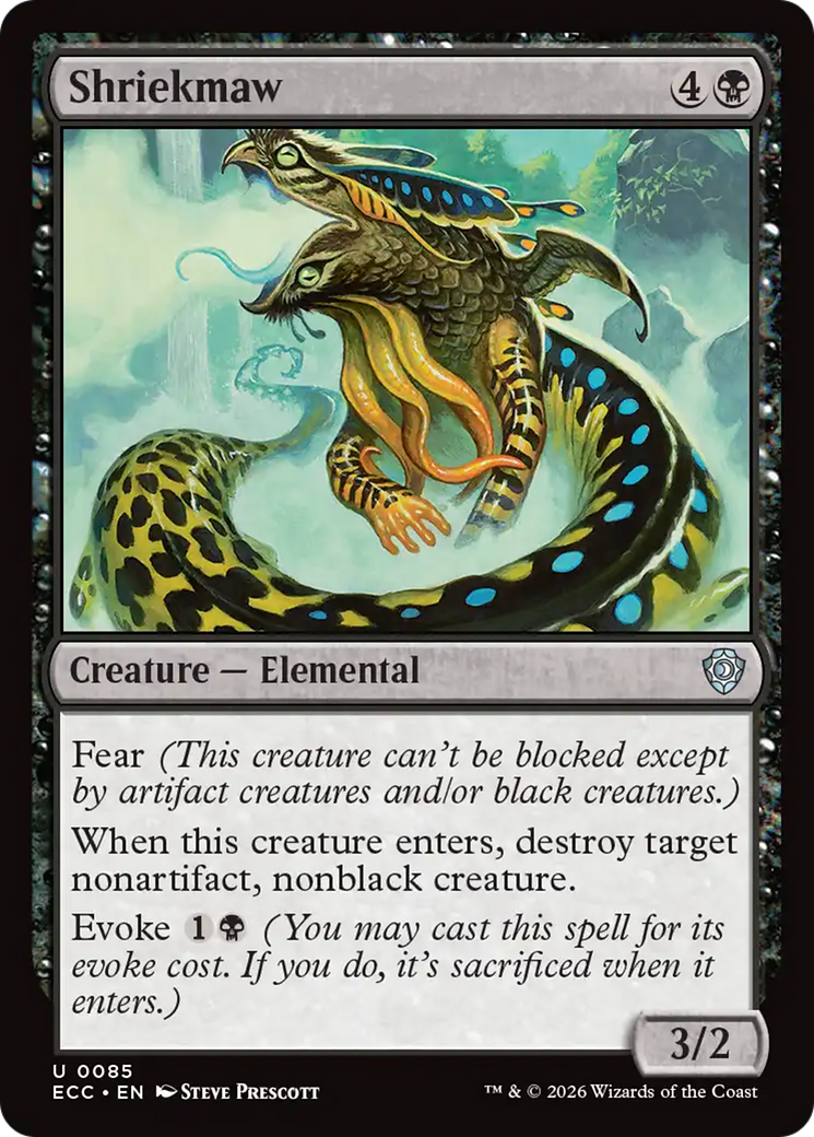Shriekmaw [Lorwyn Eclipsed Commander] | L.A. Mood Comics and Games