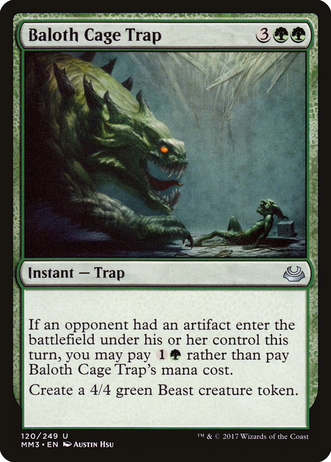 Baloth Cage Trap [Modern Masters 2017] | L.A. Mood Comics and Games