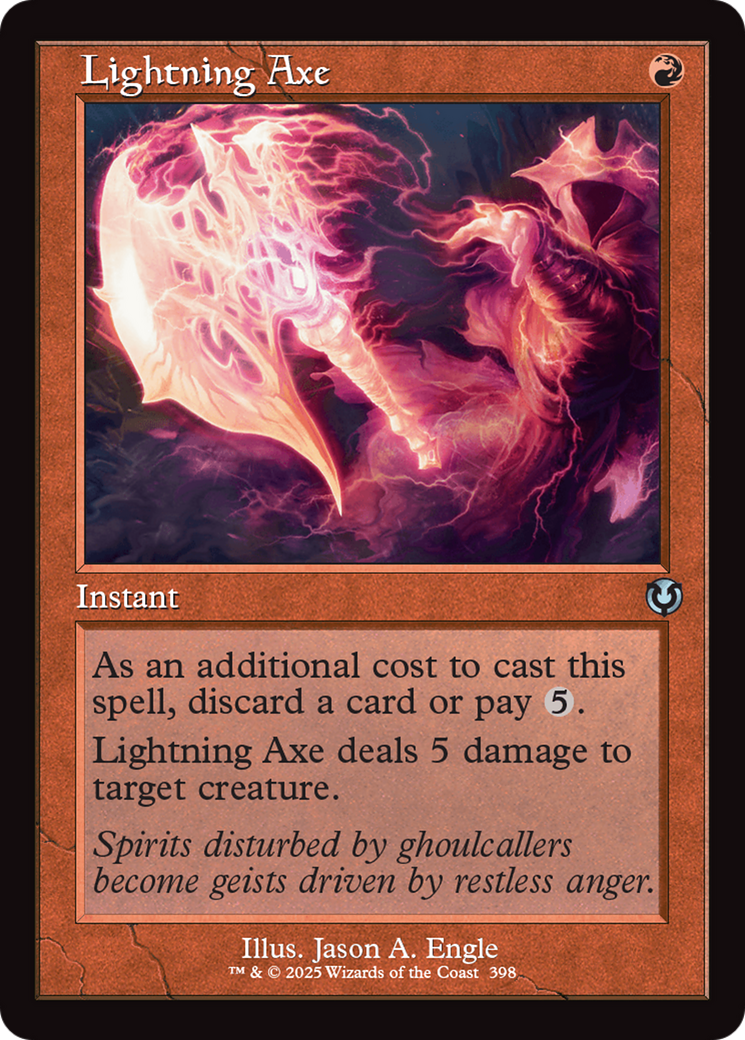 Lightning Axe (Retro Frame) [Innistrad Remastered] | L.A. Mood Comics and Games