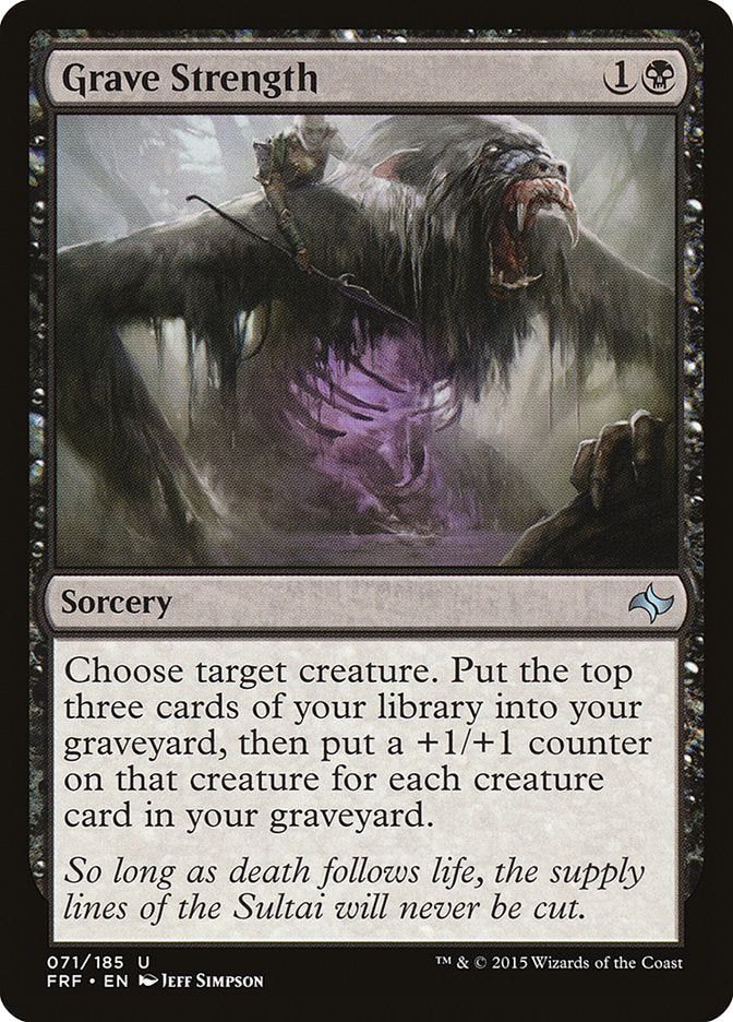 Grave Strength [Fate Reforged] | L.A. Mood Comics and Games
