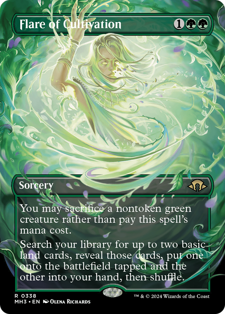 Flare of Cultivation (Borderless) [Modern Horizons 3] | L.A. Mood Comics and Games