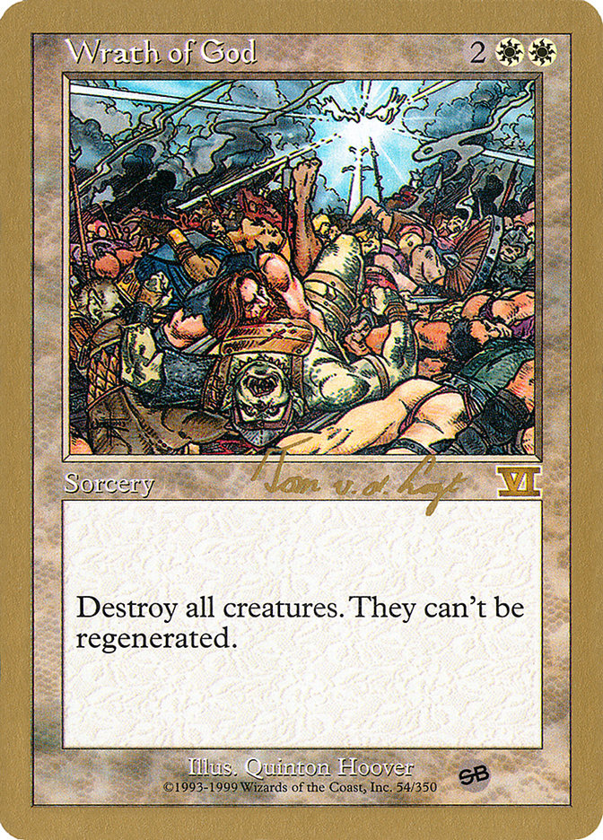 Wrath of God (Tom van de Logt) (SB) [World Championship Decks 2000] | L.A. Mood Comics and Games