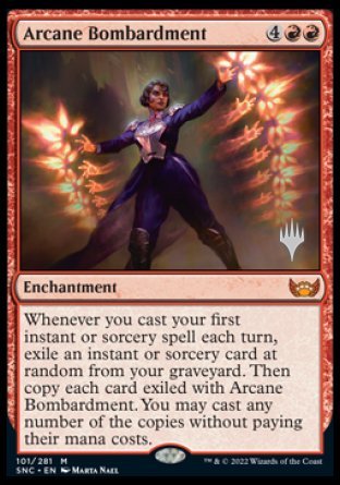 Arcane Bombardment (Promo Pack) [Streets of New Capenna Promos] | L.A. Mood Comics and Games