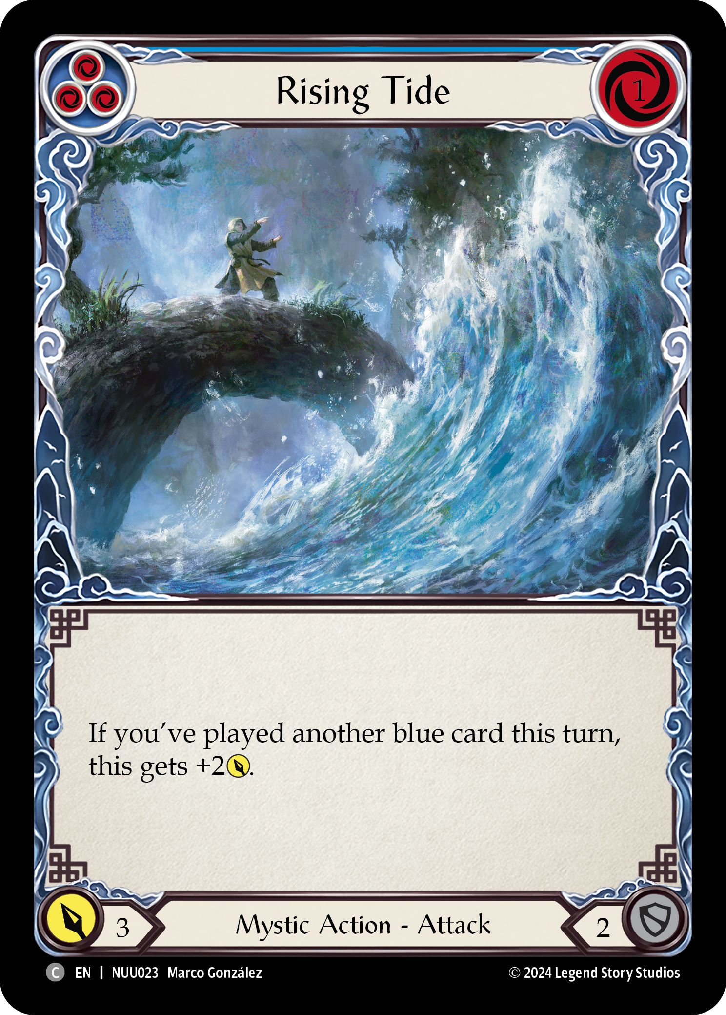 Rising Tide [NUU023] (Part the Mistveil Nuu Blitz Deck) | L.A. Mood Comics and Games