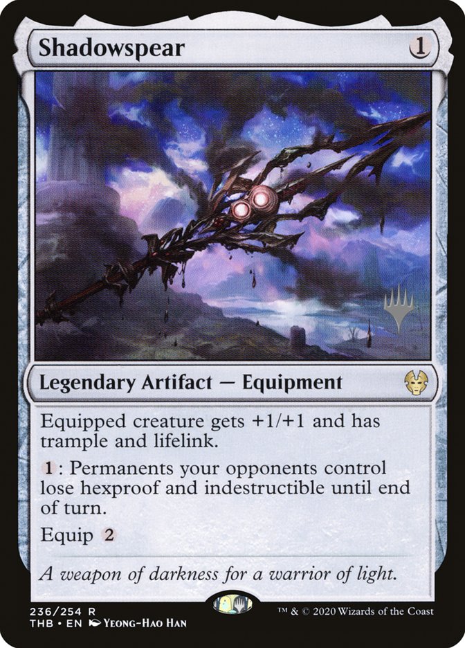 Shadowspear (Promo Pack) [Theros Beyond Death Promos] | L.A. Mood Comics and Games