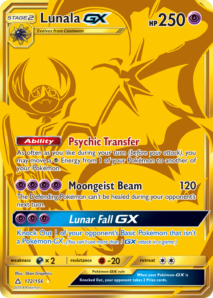 Lunala GX (172/156) [Sun & Moon: Ultra Prism] | L.A. Mood Comics and Games
