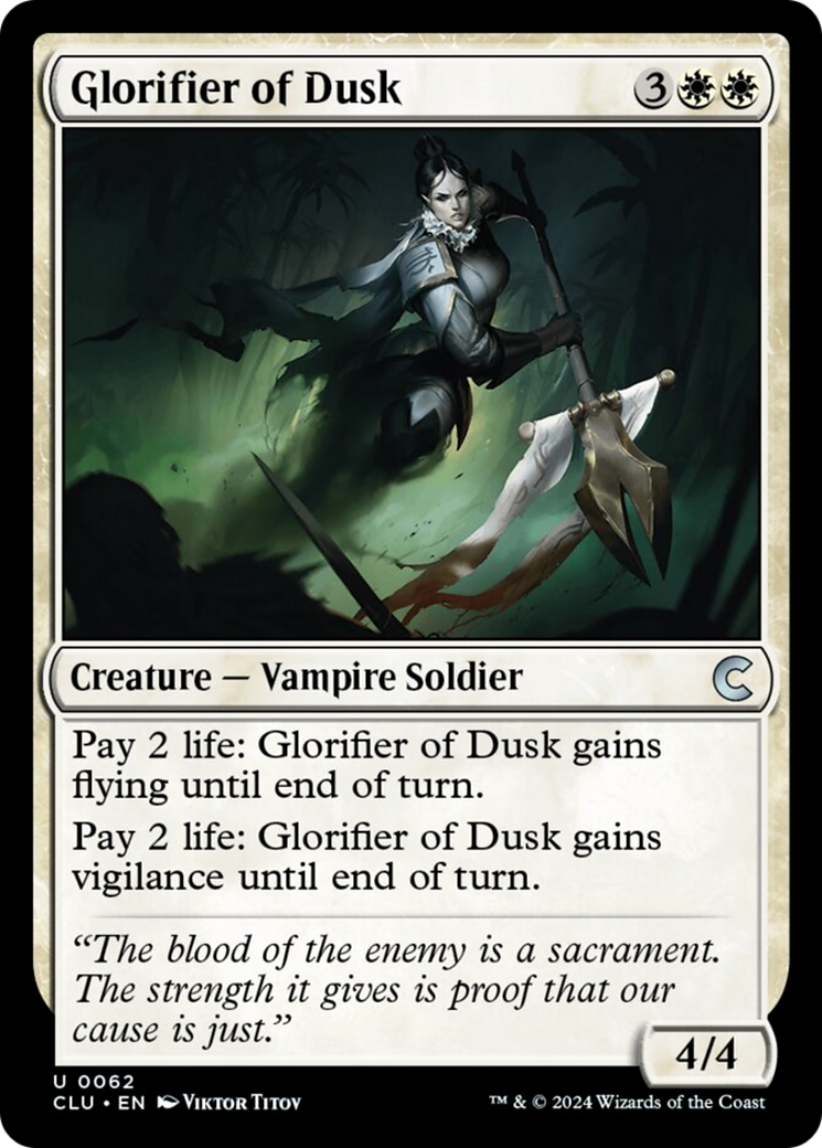 Glorifier of Dusk [Ravnica: Clue Edition] | L.A. Mood Comics and Games