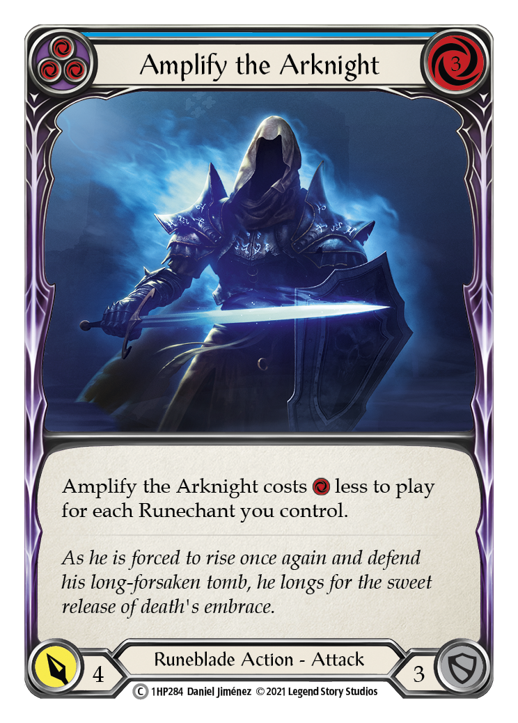 Amplify the Arknight (Blue) [1HP284] (History Pack 1) | L.A. Mood Comics and Games