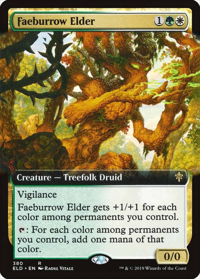 Faeburrow Elder (Extended Art) [Throne of Eldraine] | L.A. Mood Comics and Games