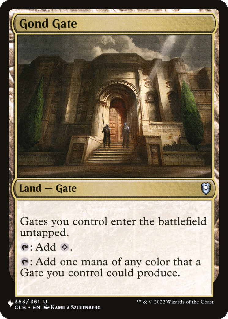 Gond Gate [The List] | L.A. Mood Comics and Games