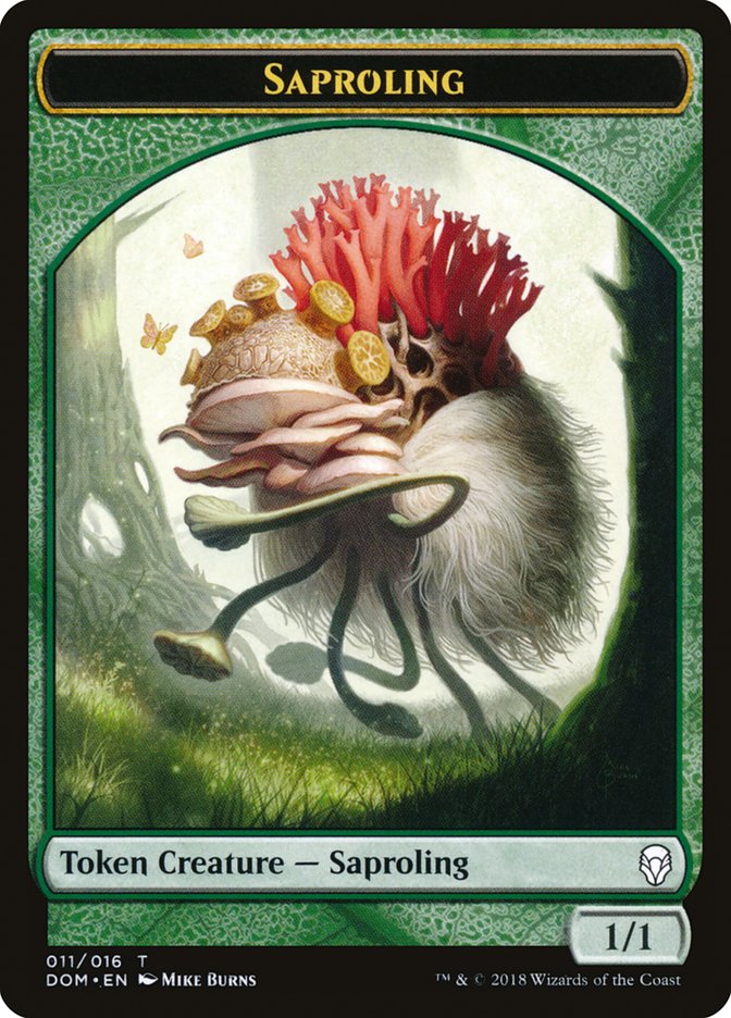 Saproling Token (011/016) [Dominaria Tokens] | L.A. Mood Comics and Games
