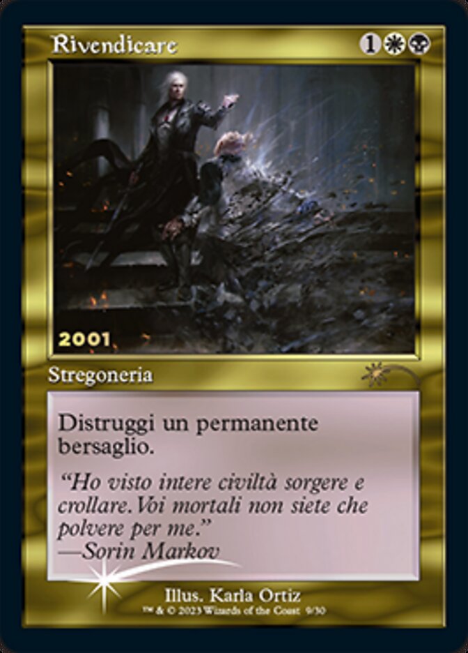 Rivendicare (Vindicate) [30th Anniversary Promos] | L.A. Mood Comics and Games