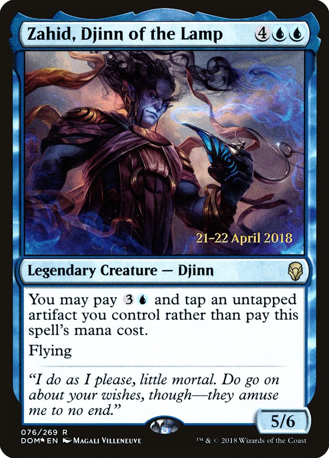 Zahid, Djinn of the Lamp [Dominaria Prerelease Promos] | L.A. Mood Comics and Games
