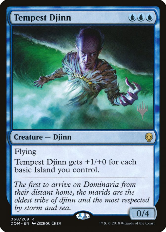 Tempest Djinn (Promo Pack) [Dominaria Promos] | L.A. Mood Comics and Games