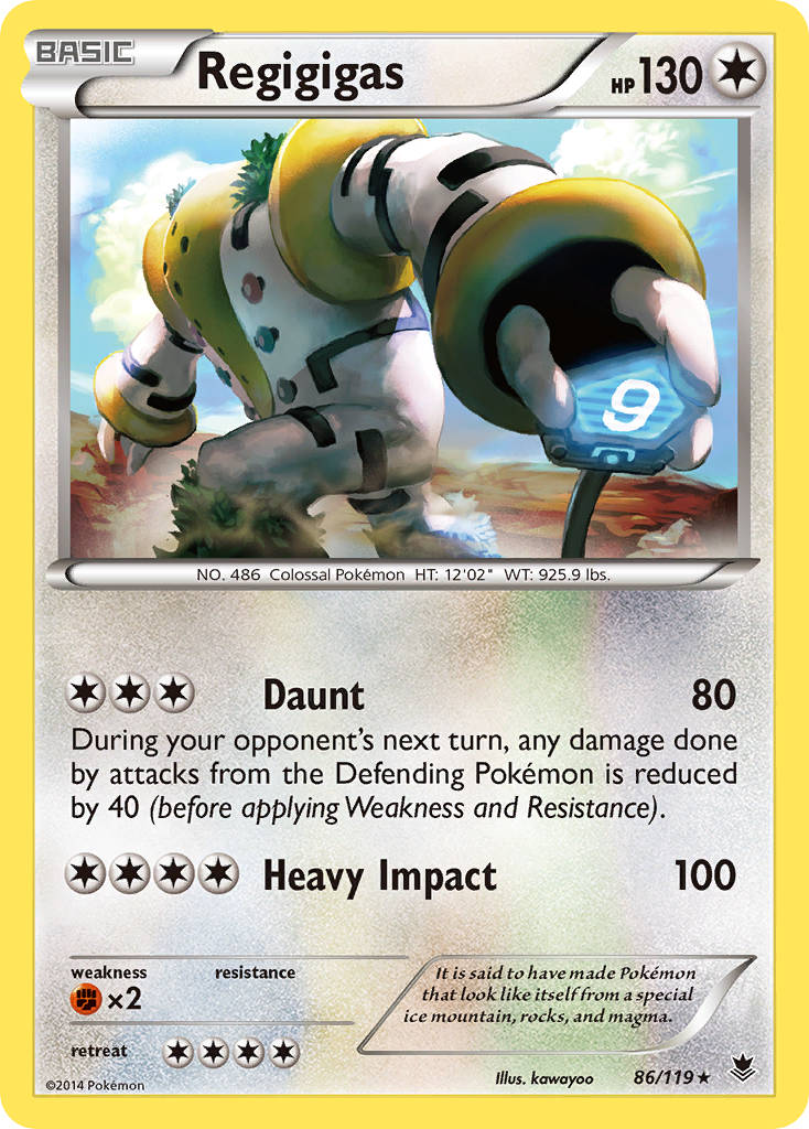 Regigigas (86/119) [XY: Phantom Forces] | L.A. Mood Comics and Games