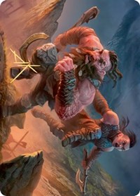 Dwarven Reinforcements Art Card (Gold-Stamped Signature) [Kaldheim Art Series] | L.A. Mood Comics and Games
