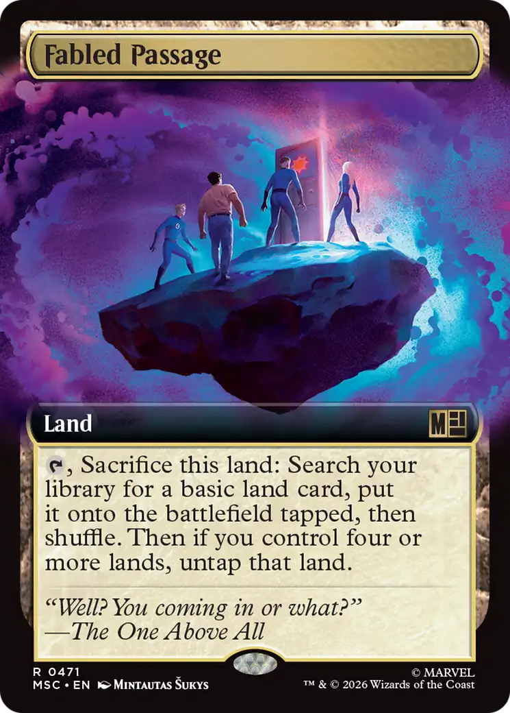 Fabled Passage (Extended Art) [Marvel Super Heroes Commander] | L.A. Mood Comics and Games