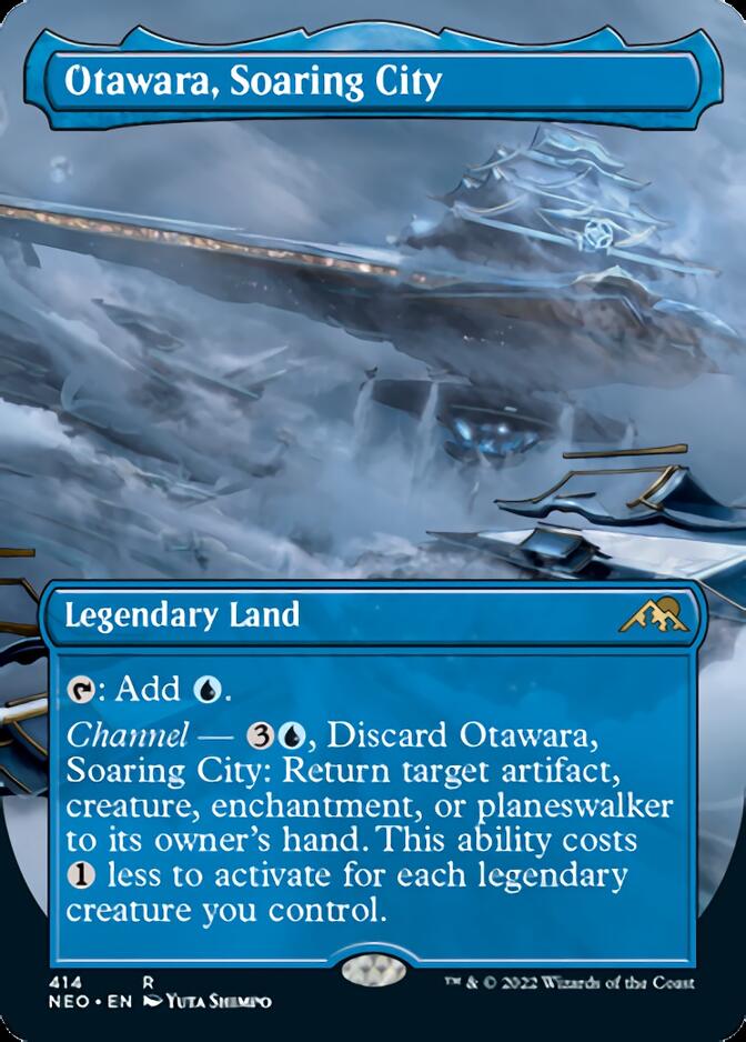 Otawara, Soaring City (Borderless Alternate Art) [Kamigawa: Neon Dynasty] | L.A. Mood Comics and Games