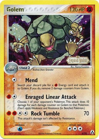 Golem (6/92) (Stamped) [EX: Legend Maker] | L.A. Mood Comics and Games