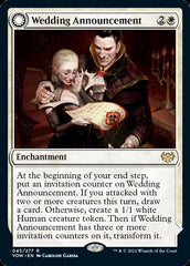 Wedding Announcement // Wedding Festivity [Innistrad: Crimson Vow] | L.A. Mood Comics and Games