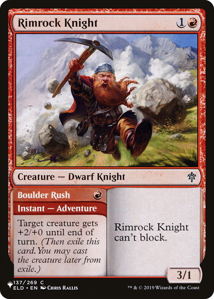 Rimrock Knight [The List] | L.A. Mood Comics and Games
