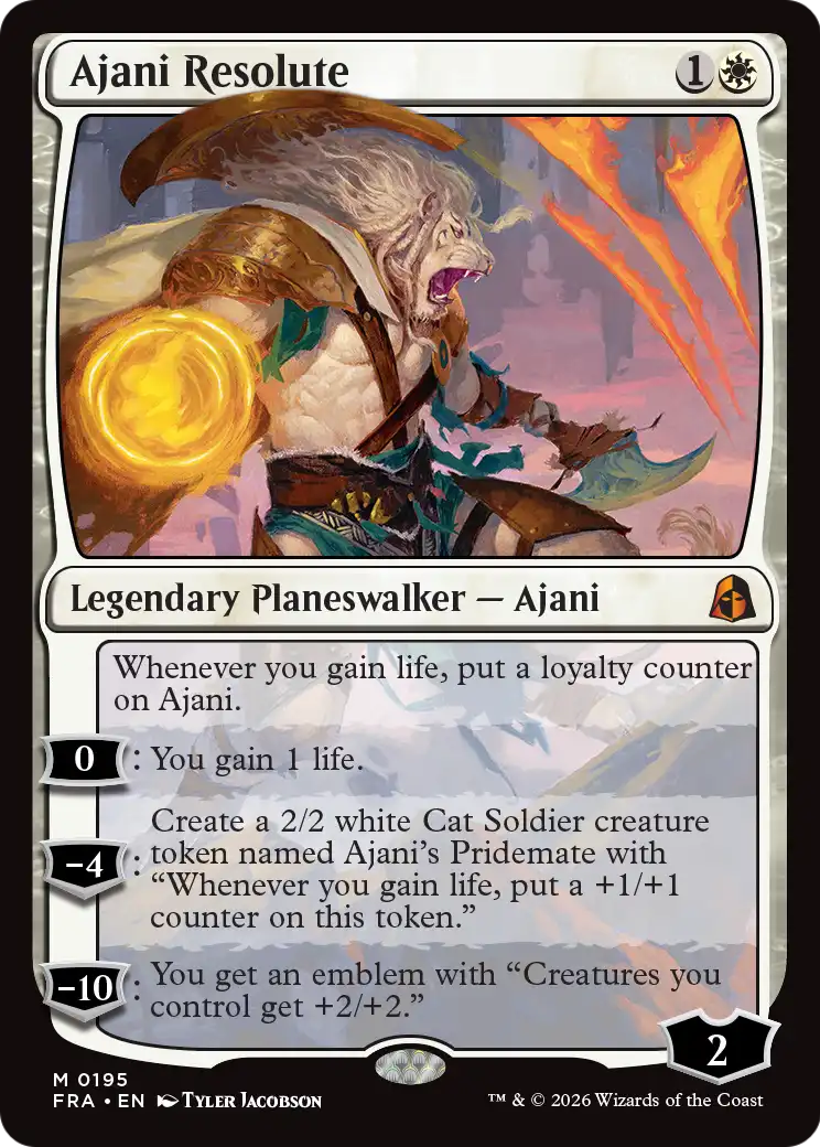 Ajani Resolute [Reality Fracture] | L.A. Mood Comics and Games