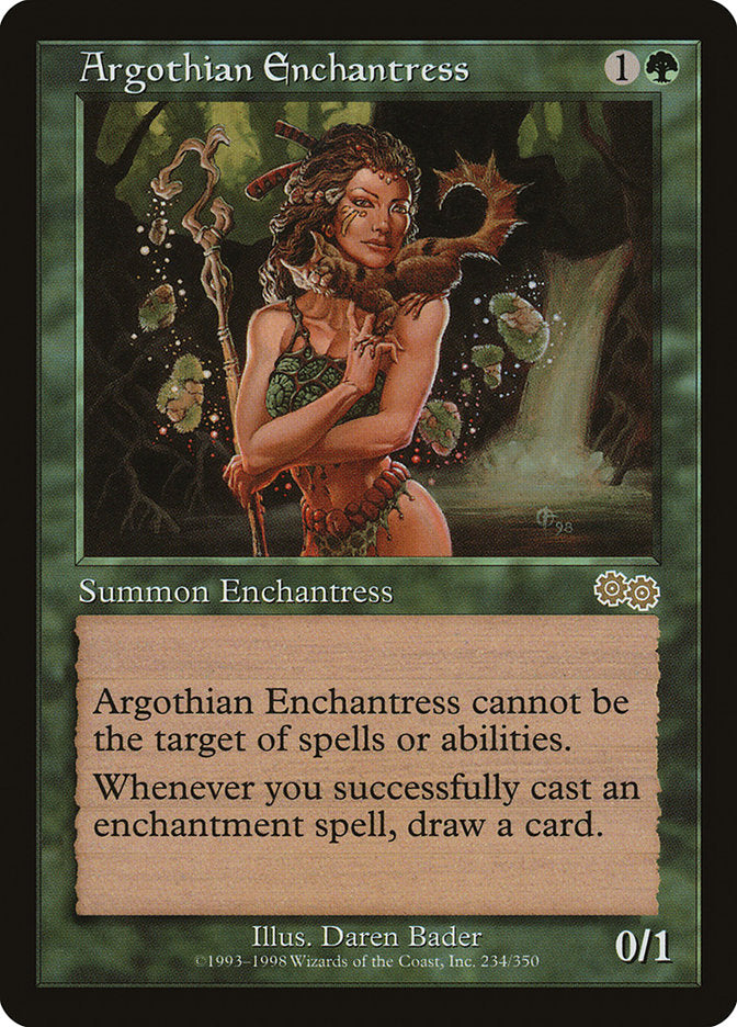 Argothian Enchantress [Urza's Saga] | L.A. Mood Comics and Games