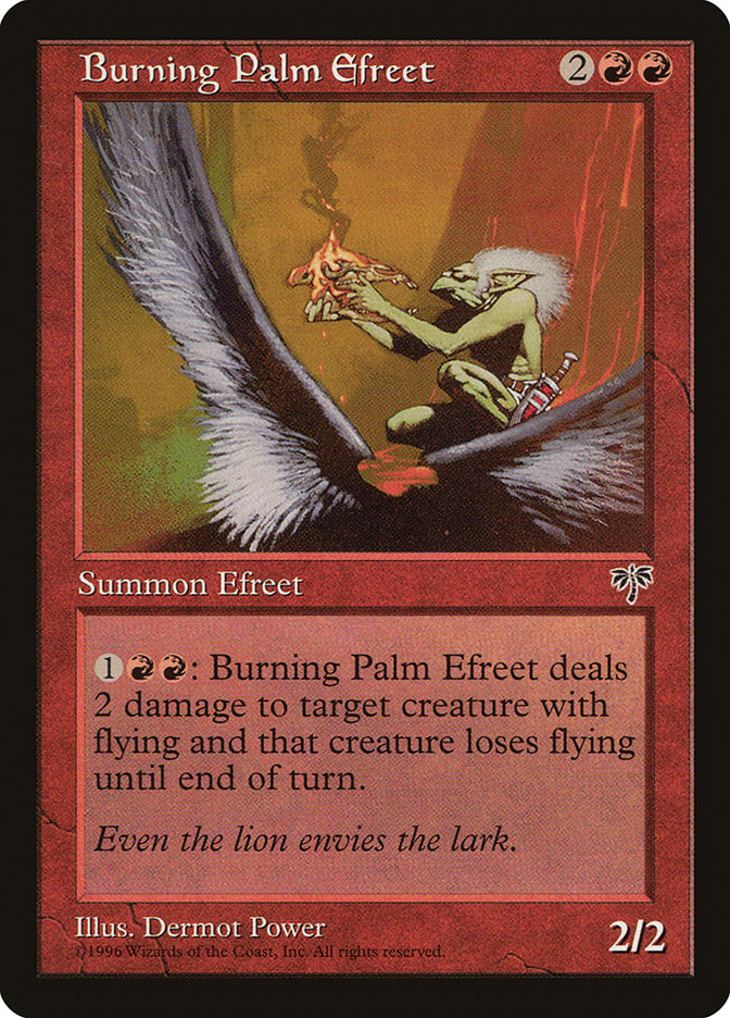 Burning Palm Efreet [Mirage] | L.A. Mood Comics and Games