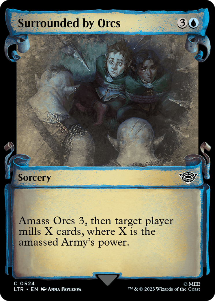 Surrounded by Orcs [The Lord of the Rings: Tales of Middle-Earth Showcase Scrolls] | L.A. Mood Comics and Games