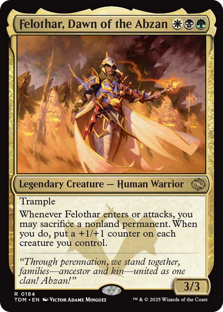 Felothar, Dawn of the Abzan [Tarkir: Dragonstorm] | L.A. Mood Comics and Games