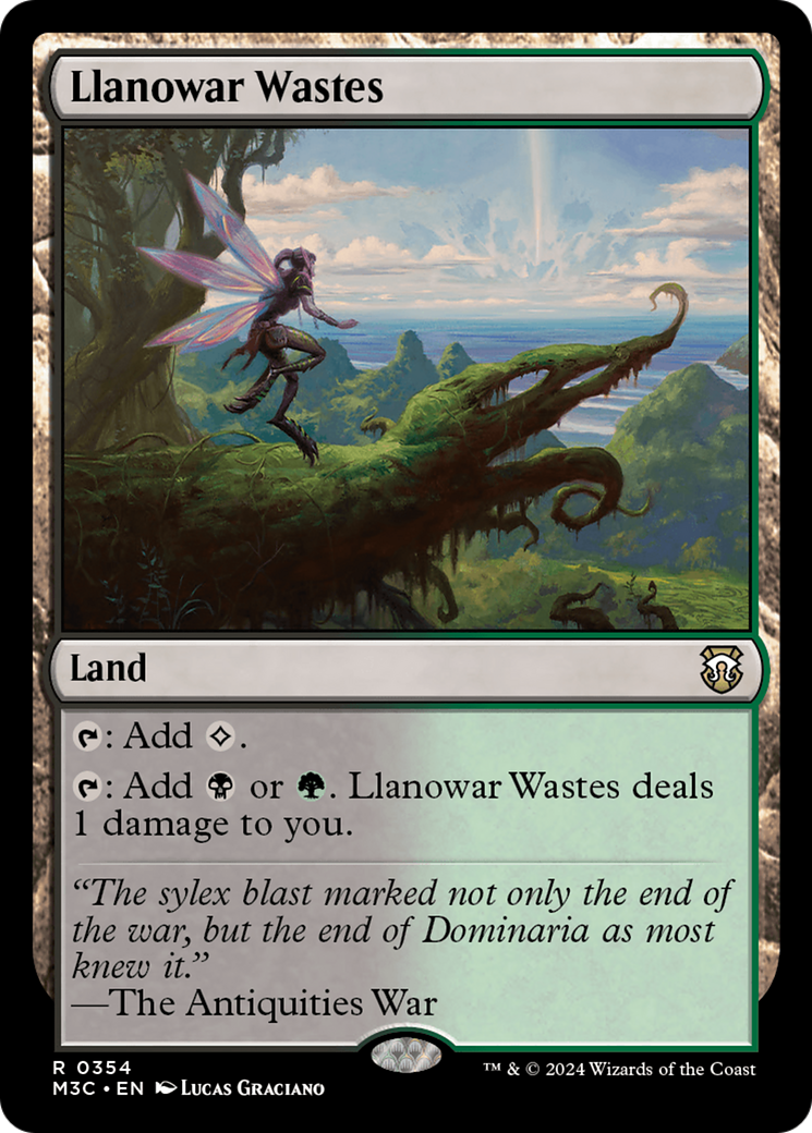 Llanowar Wastes (Ripple Foil) [Modern Horizons 3 Commander] | L.A. Mood Comics and Games