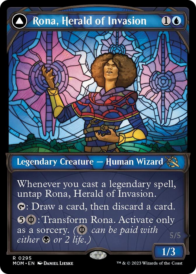 Rona, Herald of Invasion // Rona, Tolarian Obliterator (Showcase Planar Booster Fun) [March of the Machine] | L.A. Mood Comics and Games