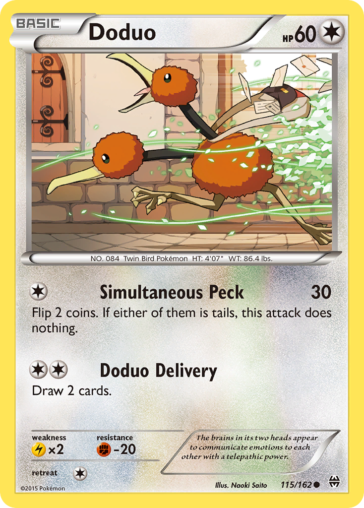 Doduo (115/162) [XY: BREAKthrough] | L.A. Mood Comics and Games