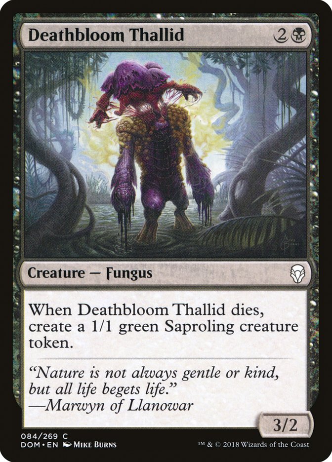 Deathbloom Thallid [Dominaria] | L.A. Mood Comics and Games