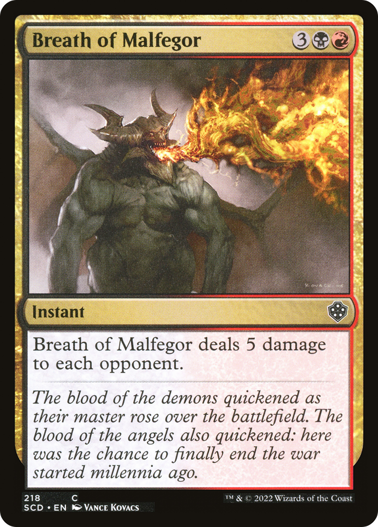 Breath of Malfegor [Starter Commander Decks] | L.A. Mood Comics and Games