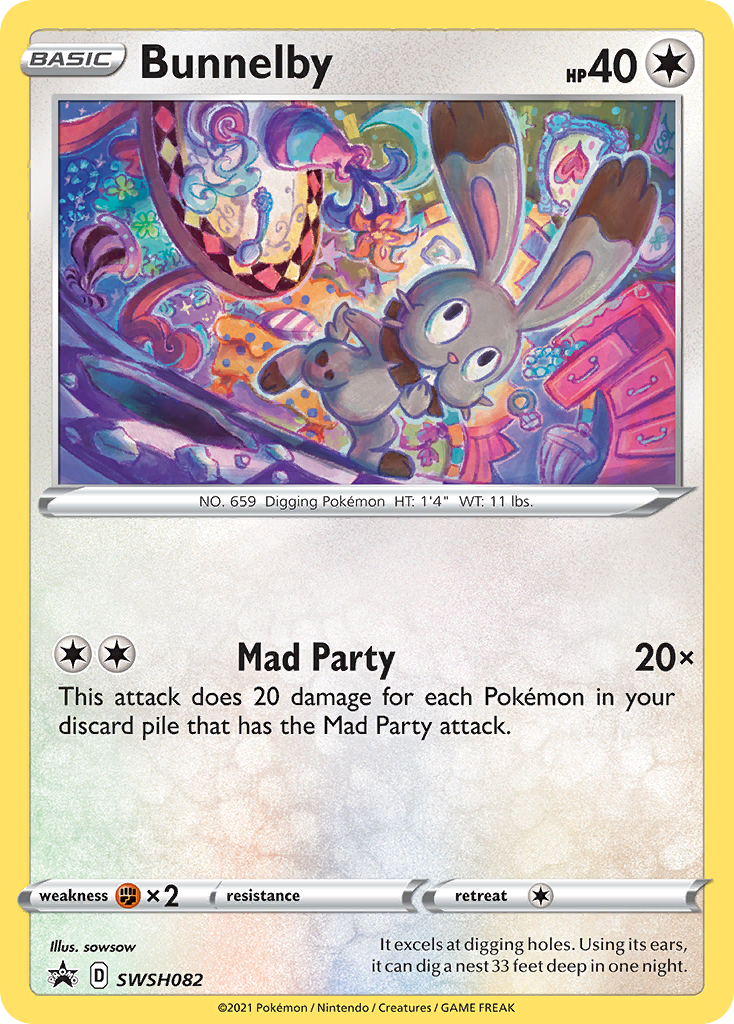 Bunnelby (SWSH082) [Sword & Shield: Black Star Promos] | L.A. Mood Comics and Games