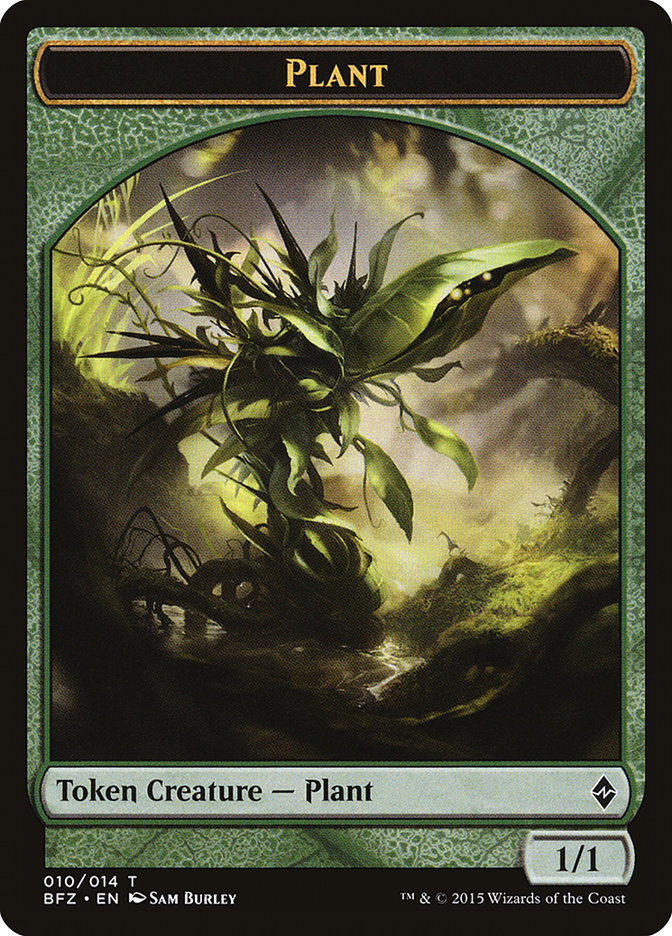 Plant Token [Battle for Zendikar Tokens] | L.A. Mood Comics and Games