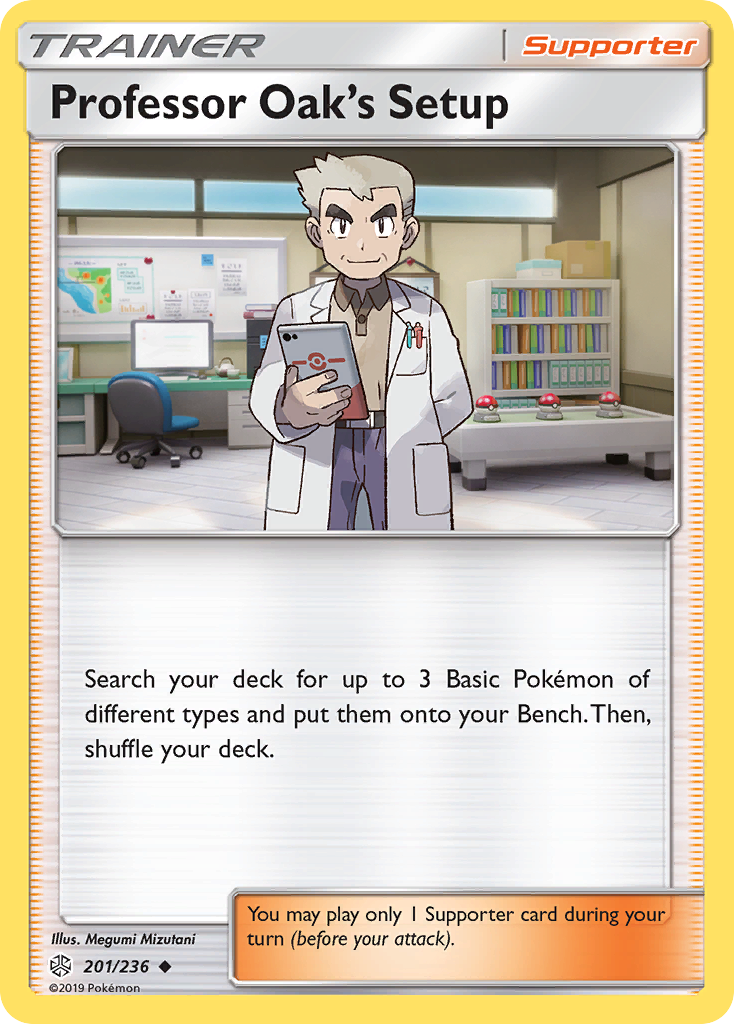 Professor Oak's Setup (201/236) [Sun & Moon: Cosmic Eclipse] | L.A. Mood Comics and Games