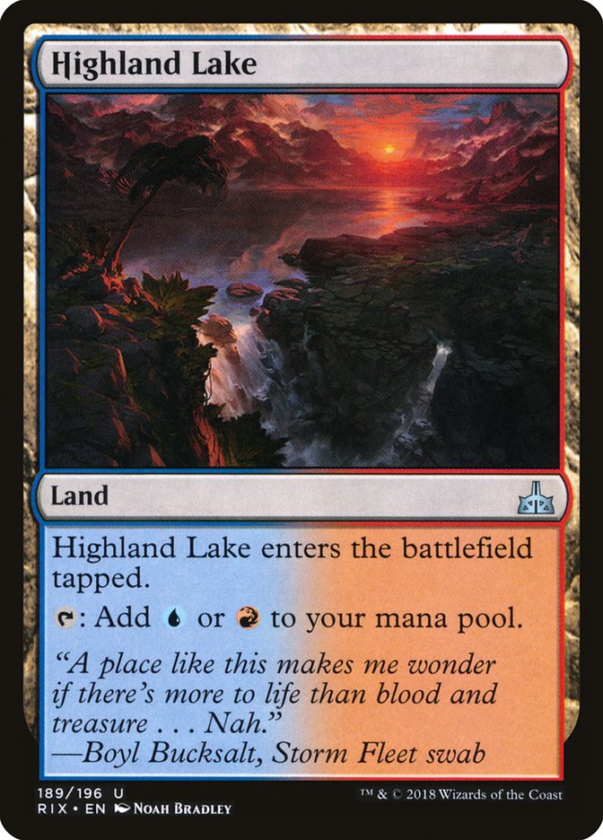Highland Lake [Rivals of Ixalan] | L.A. Mood Comics and Games