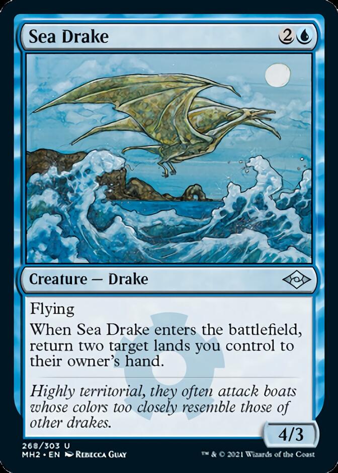Sea Drake (Foil Etched) [Modern Horizons 2] | L.A. Mood Comics and Games