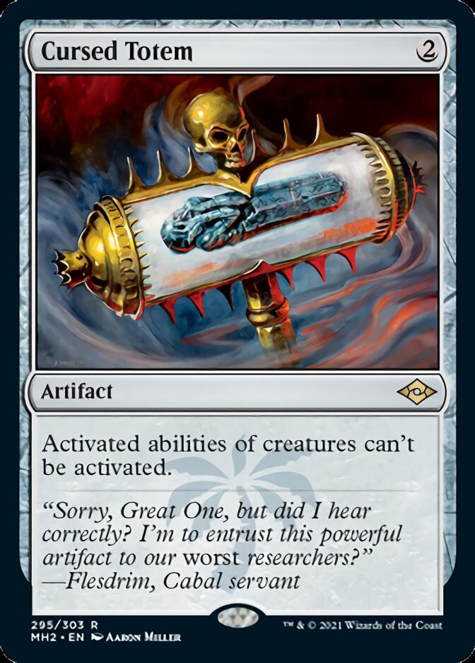 Cursed Totem (Foil Etched) [Modern Horizons 2] | L.A. Mood Comics and Games